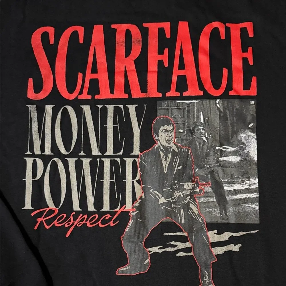 Hybrid Men's Scarface Miami Regular-Fit Printed Fleece Sweatshirt